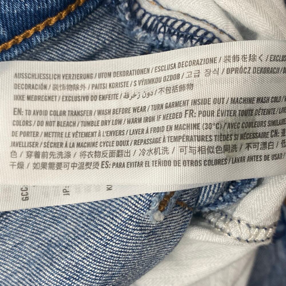 Abercrombie & Fitch Womens Blue The Ankle Straight Ultra High Rise Jeans Size 28 - Picture 12 of 12